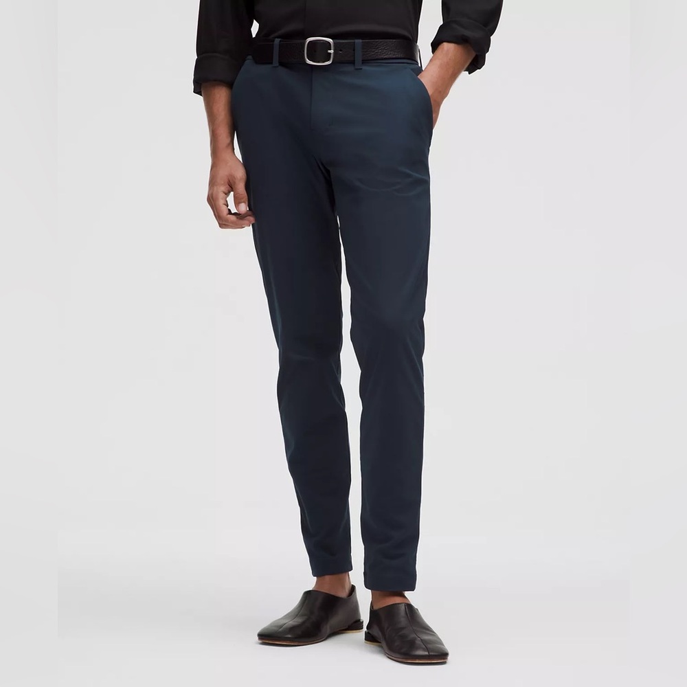 lululemon athletica Men's Navy Slim Dress Pants